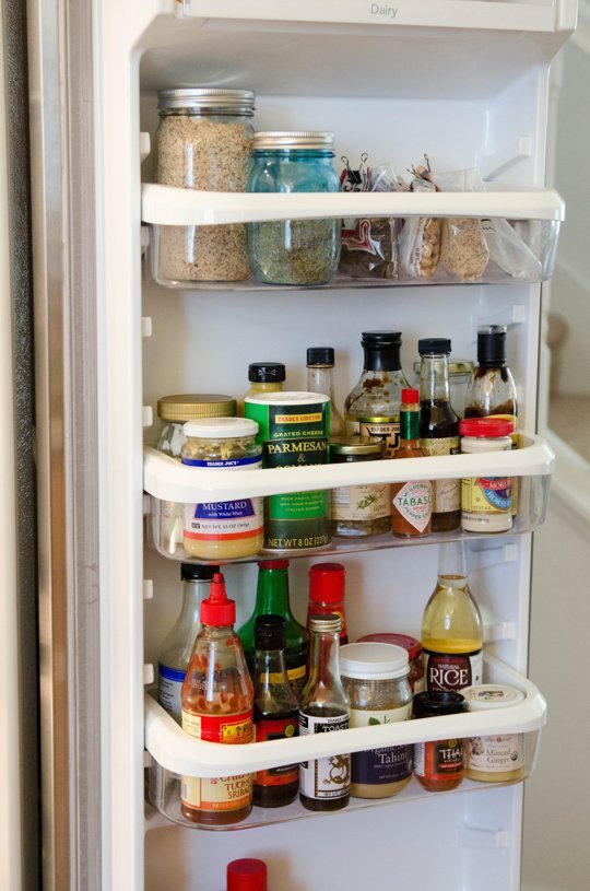 Các sắp xếp thực phẩm trong tủ lạnh nhanh gọn
